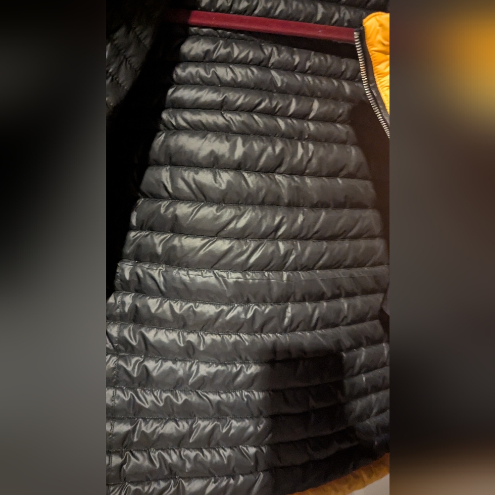 Reg $600 Williams & Kent Leather-Trimmed Quilted Jogger Puffy Jacket Size L - Picture 10 of 11